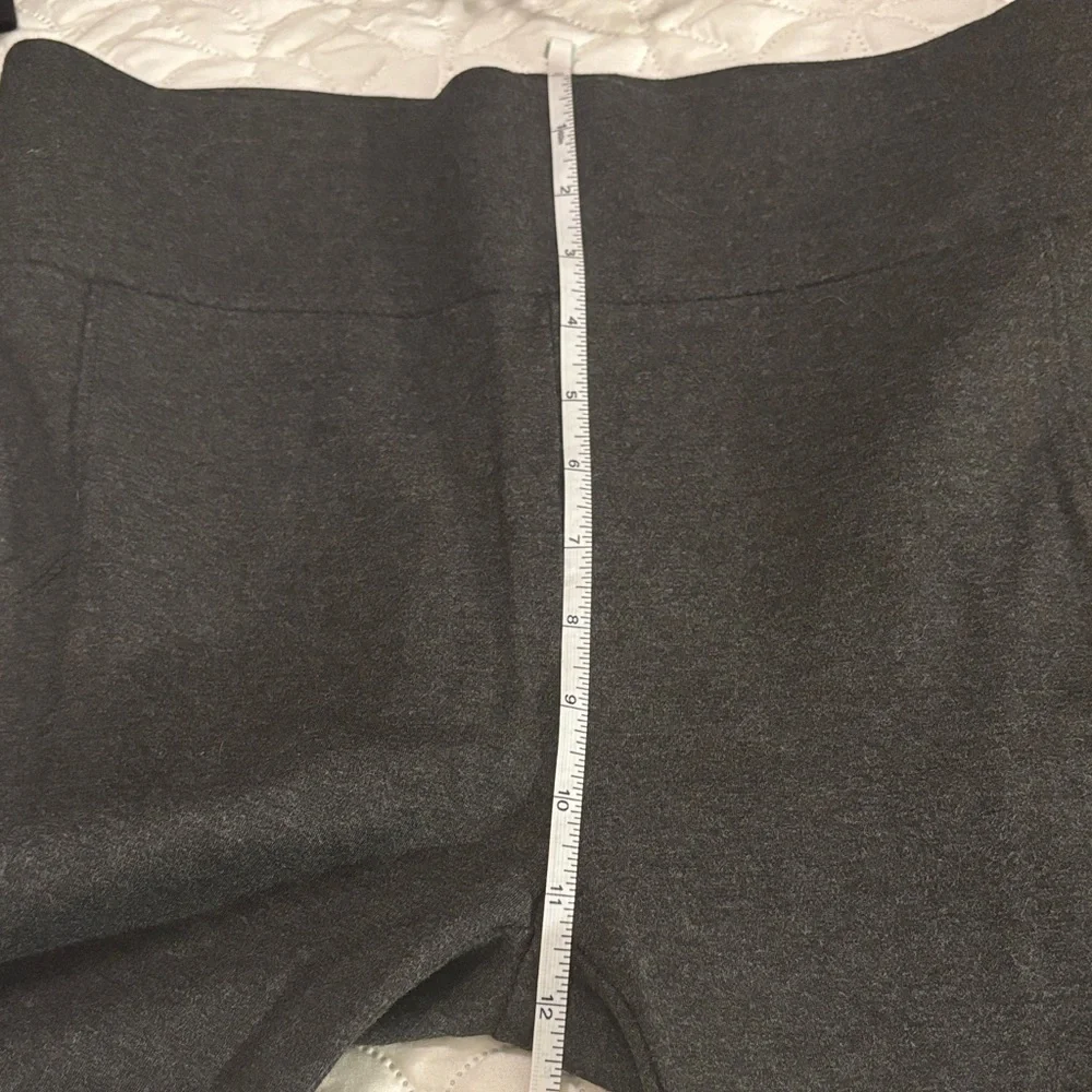 Lou & Grey For Loft Black and Gray Leggings Set set of 2 Pull On Stretch Sz Med - Picture 5 of 11